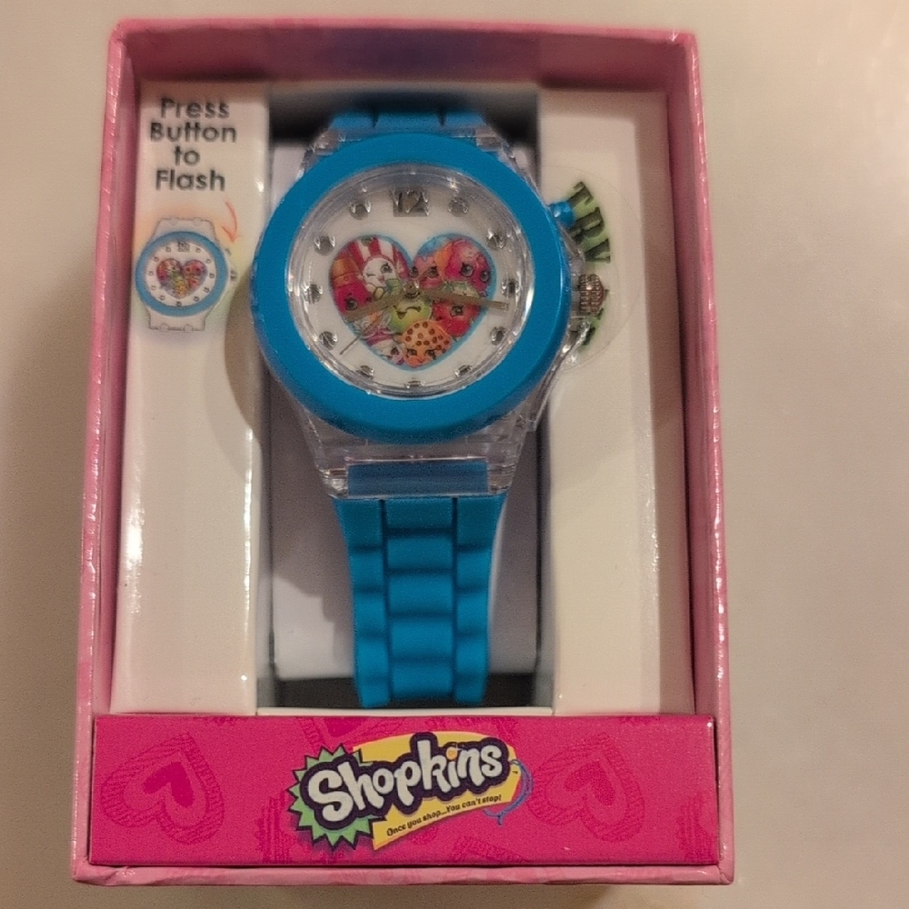 Shopkins Blue Kids Watch